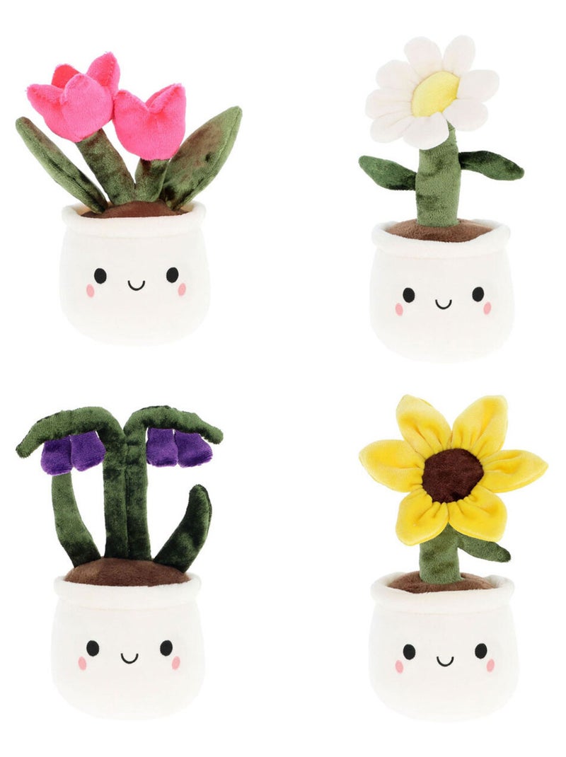 Peluche plante fleurie plant bobballs Blanc - Kiabi
