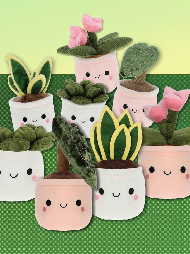 Peluche plante fleurie plant bobballs Blanc - Kiabi