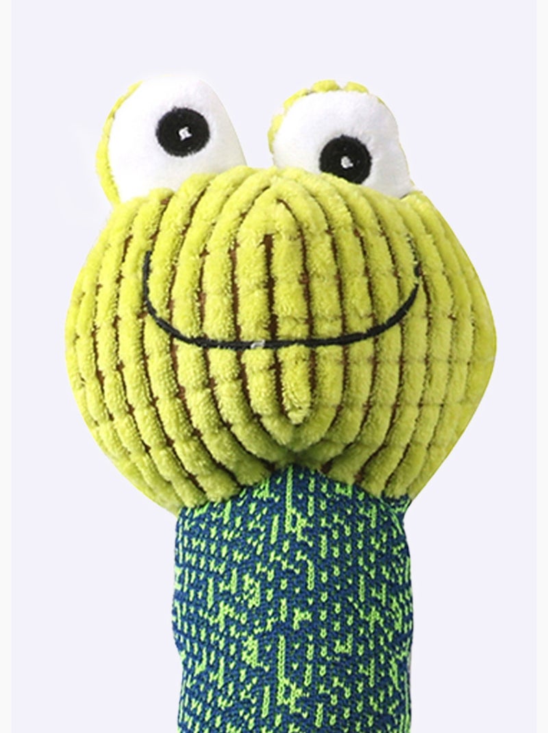 Peluche poignée corde forme tête animal Jaune - Kiabi