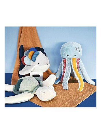 Peluche Poisson arc-en-ciel