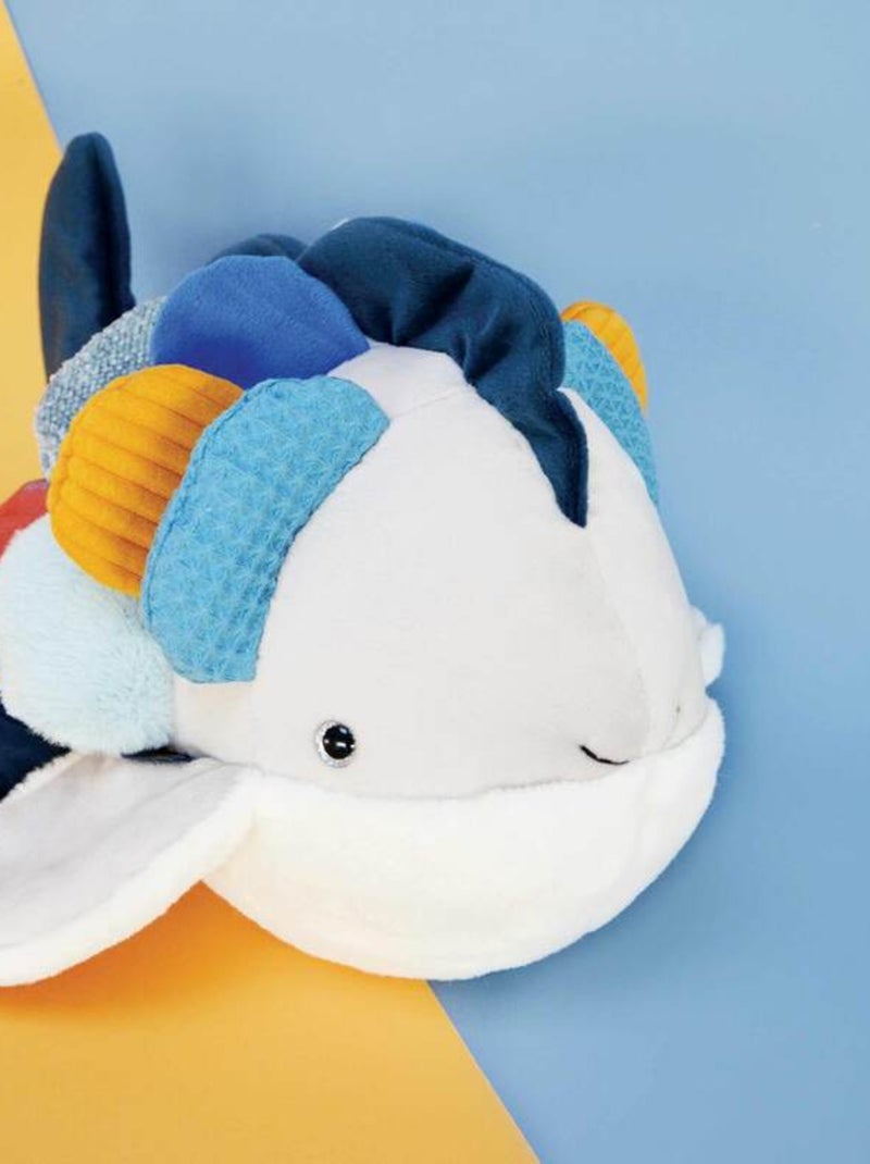 Peluche Poisson arc-en-ciel Bleu - Kiabi