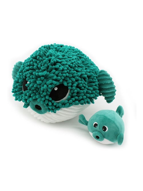 Peluche poisson globe et son bébé - Kiabi