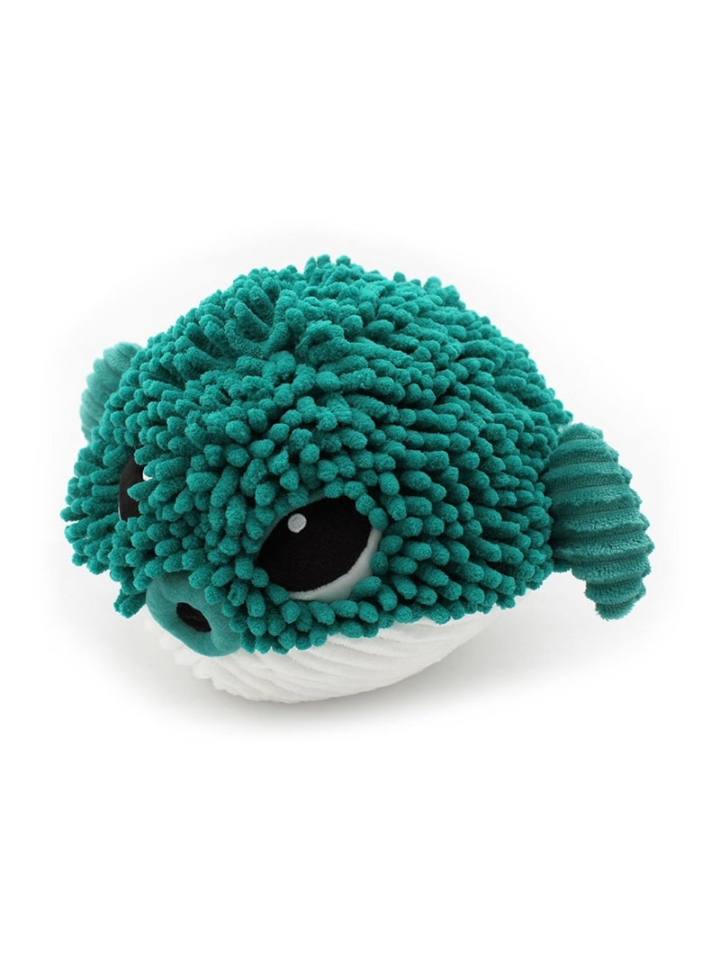 Peluche poisson globe et son bébé Vert - Kiabi