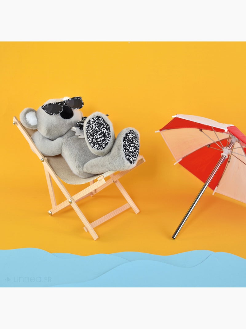 Peluche polyester collection COPAINS CALINS Koala Gris - Kiabi
