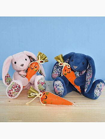 Peluche polyester collection COPAINS CALINS Lapin