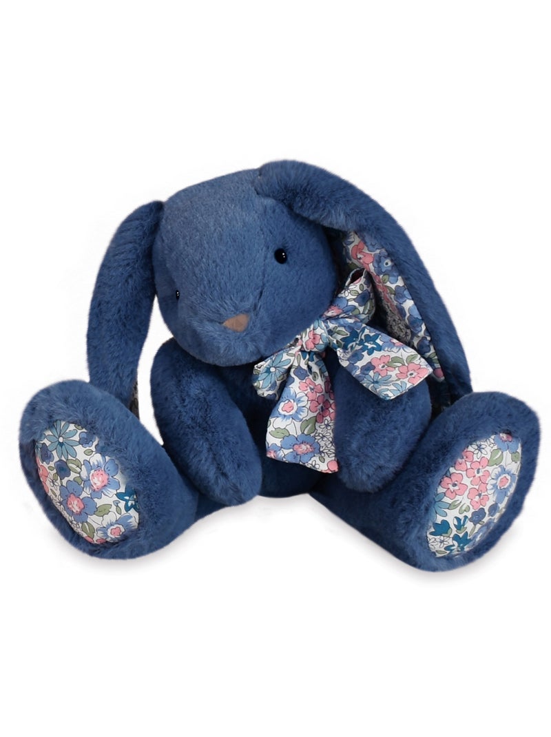 Peluche polyester collection COPAINS CALINS Lapin Bleu - Kiabi