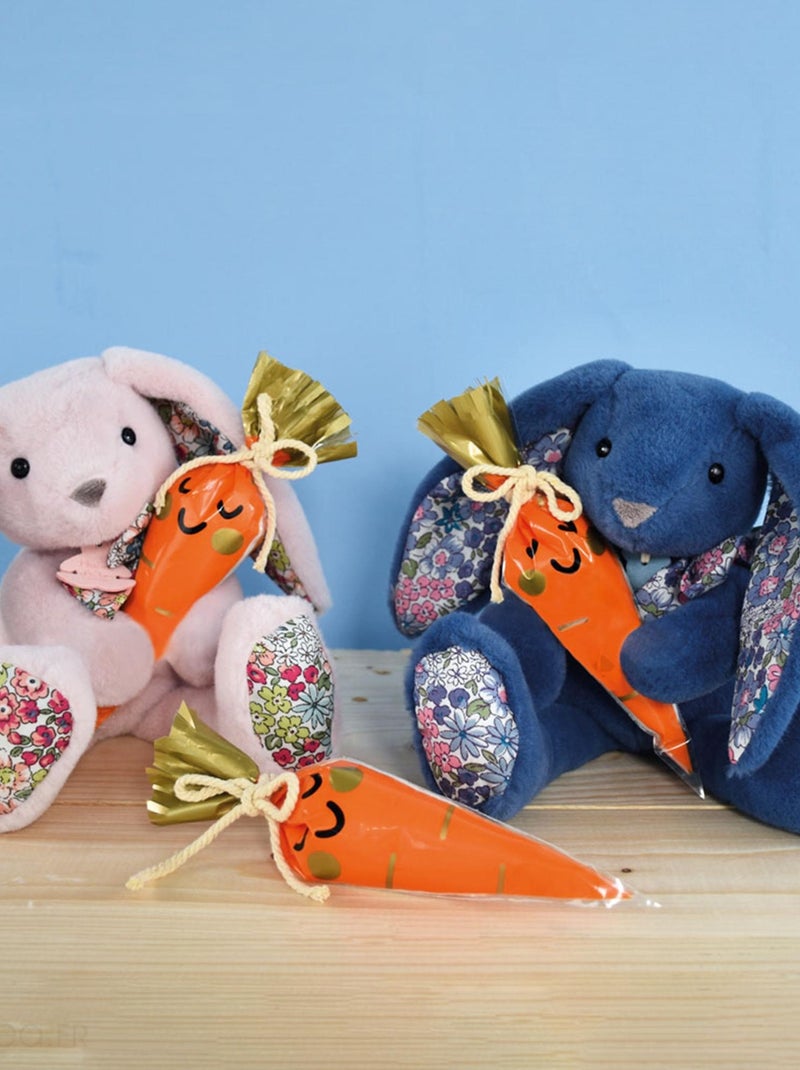 Peluche polyester collection COPAINS CALINS Lapin Multicolore - Kiabi