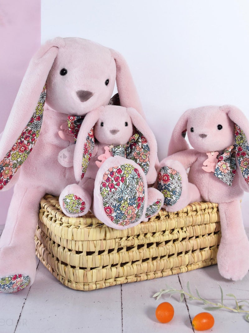 Peluche polyester collection COPAINS CALINS Lapin Rose - Kiabi