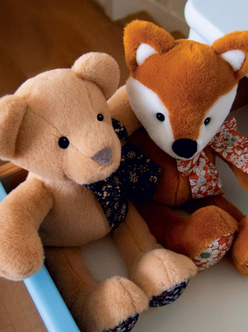 Peluche polyester collection COPAINS CALINS Ours Multicolore - Kiabi