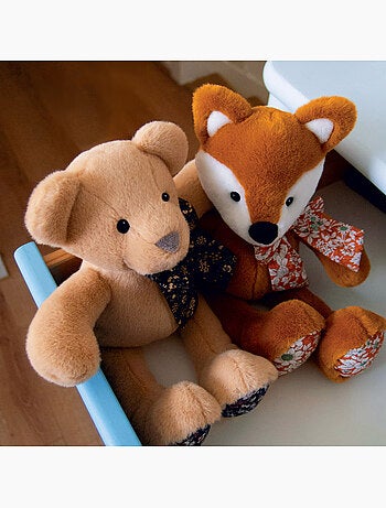 Peluche polyester collection COPAINS CALINS Renard