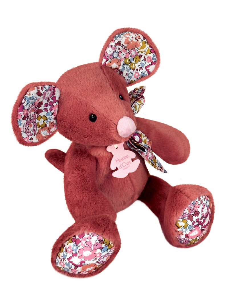 Peluche polyester collection COPAINS CALINS Souris Orange mandarine - Kiabi