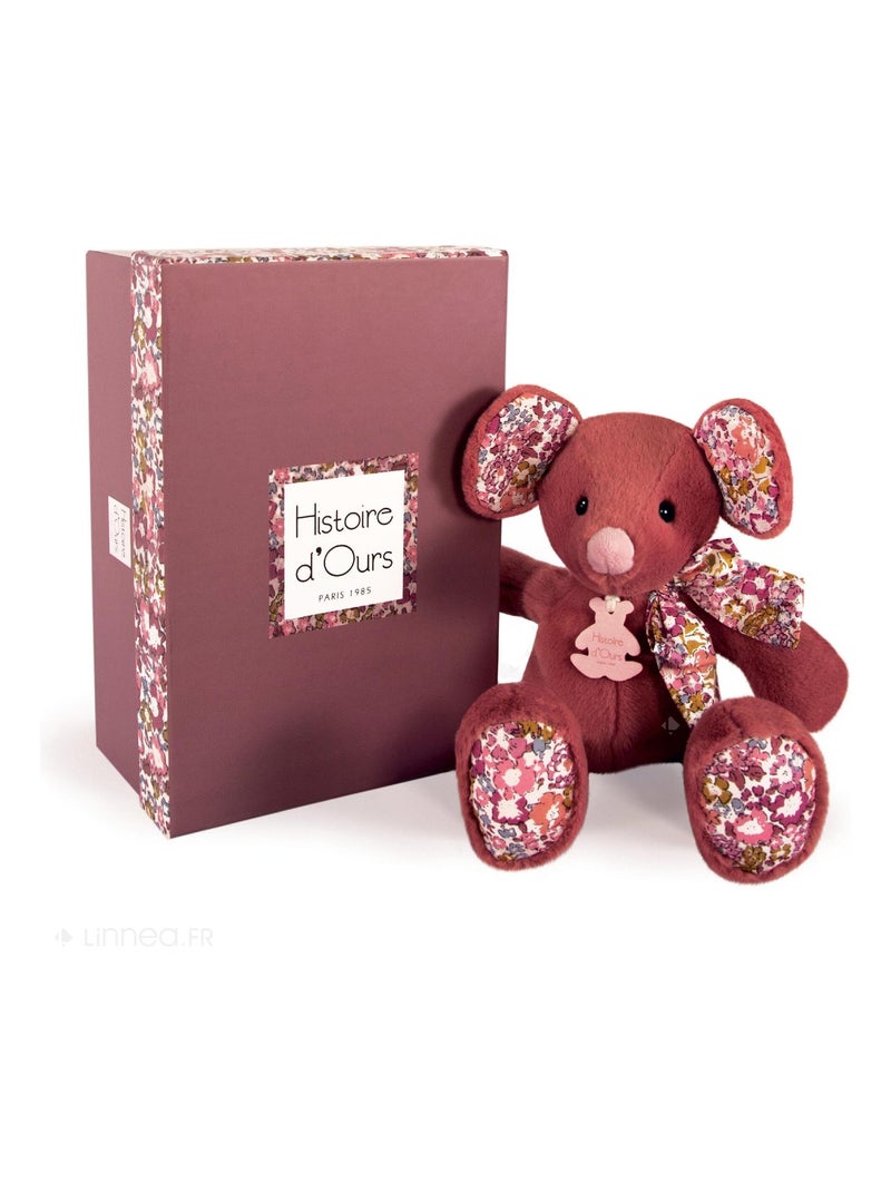 Peluche polyester collection COPAINS CALINS Souris Orange mandarine - Kiabi