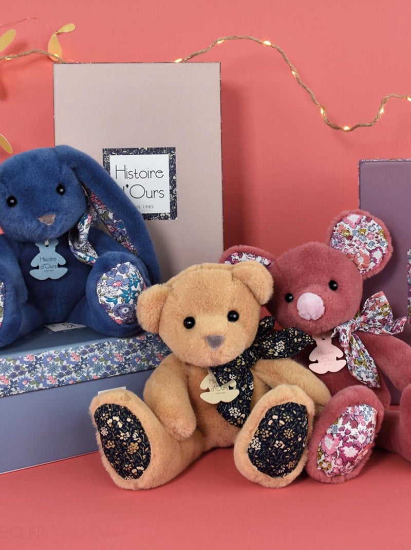 Peluche polyester collection COPAINS CALINS Souris Orange mandarine - Kiabi