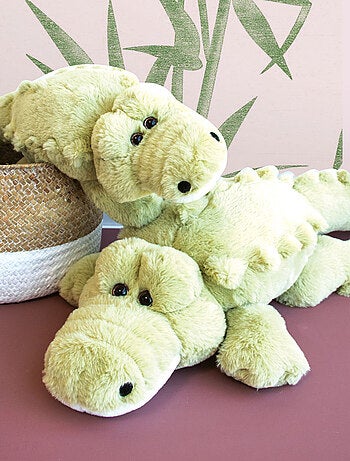 Peluche polyester collection DANS LA FORET TROPICALE Crocodile