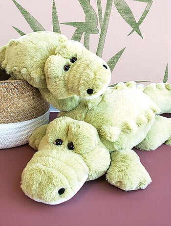 Peluche polyester collection DANS LA FORET TROPICALE Crocodile