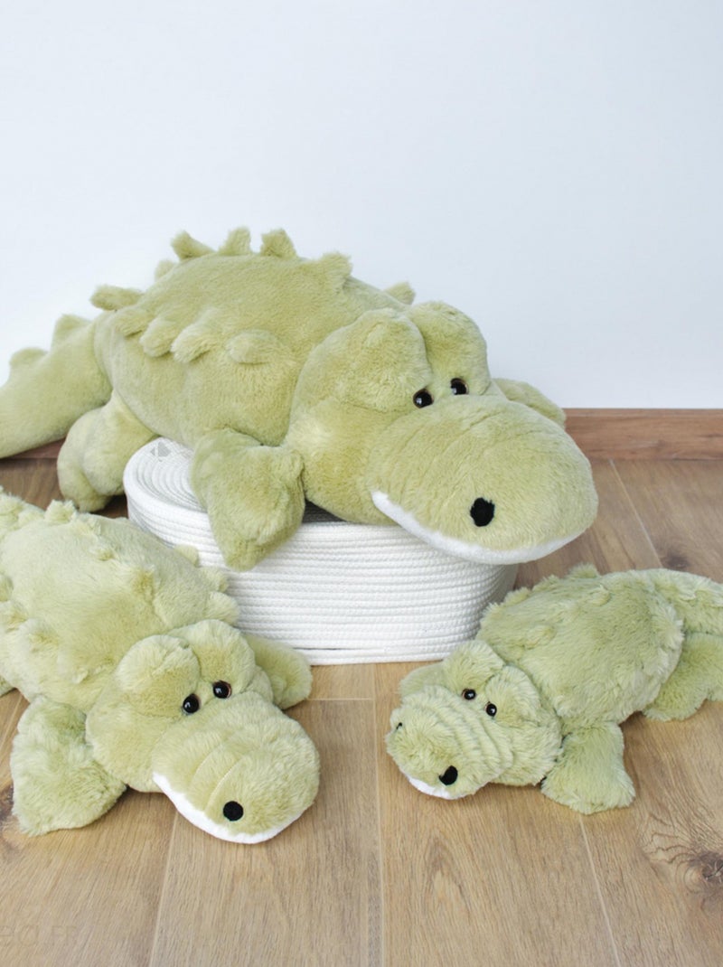 Peluche polyester collection DANS LA FORET TROPICALE Crocodile Vert - Kiabi