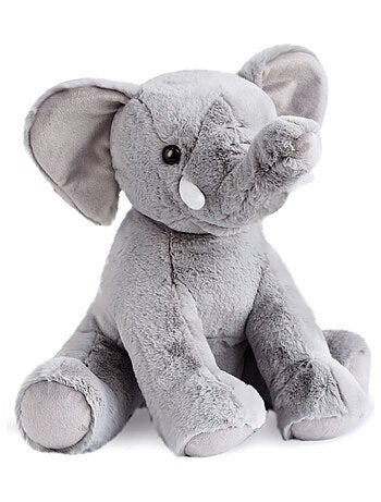 Peluche polyester collection DANS LA SAVANE gris Eléphant