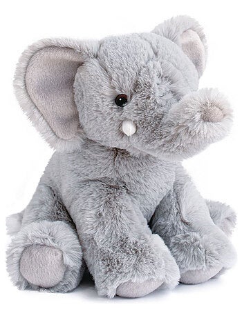 Peluche polyester collection DANS LA SAVANE gris Eléphant