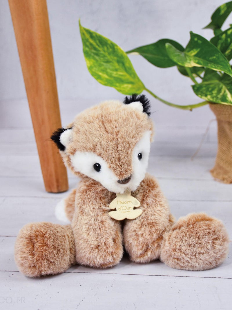 Peluche polyester collection SWEETY MOUSSE Renard Marron - Kiabi