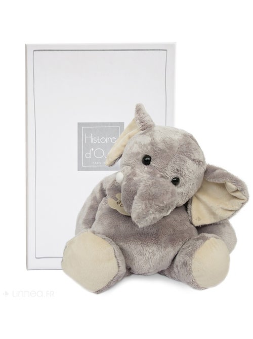 Peluche polyester collection TERRE SAUVAGE Eléphant - Kiabi