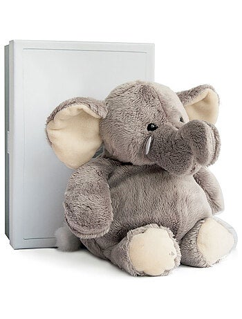 Peluche polyester collection TERRE SAUVAGE Eléphant