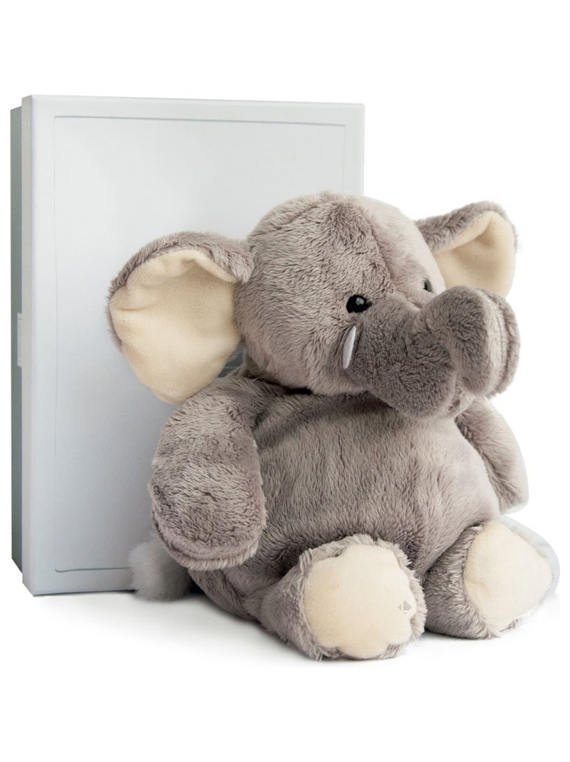 Peluche polyester collection TERRE SAUVAGE Eléphant Blanc - Kiabi