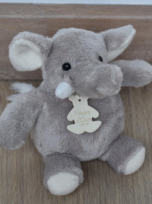 Peluche polyester collection TERRE SAUVAGE Eléphant - Kiabi