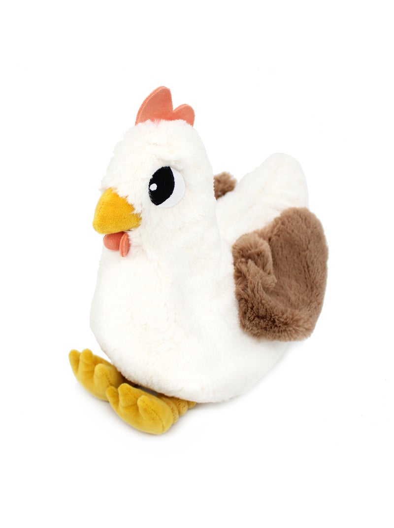 Peluche poule maman et son bébé Blanc - Kiabi