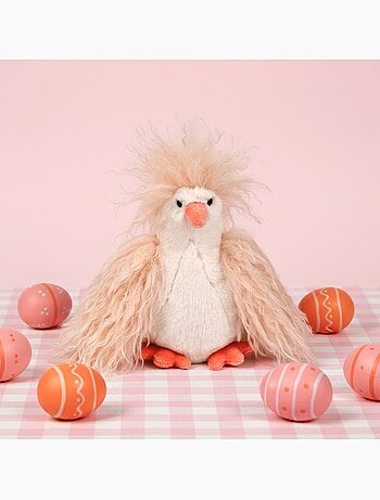 Peluche poule poulette 20 cm