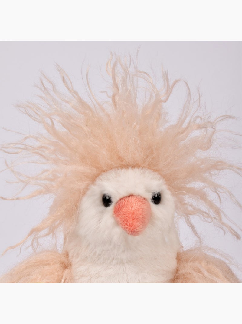Peluche poule poulette 20 cm Beige - Kiabi
