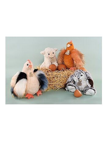 Peluche poule poulette 20 cm