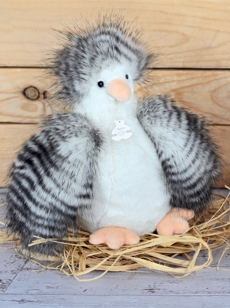 Peluche Poule Poulette 20 cm Blanc - Kiabi