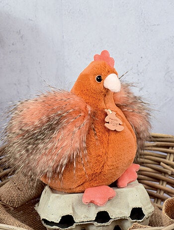 Peluche poule poulette 20 cm