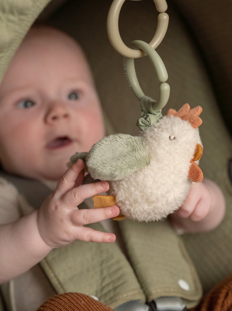 Peluche poule vibrante à suspendre Beige - Kiabi