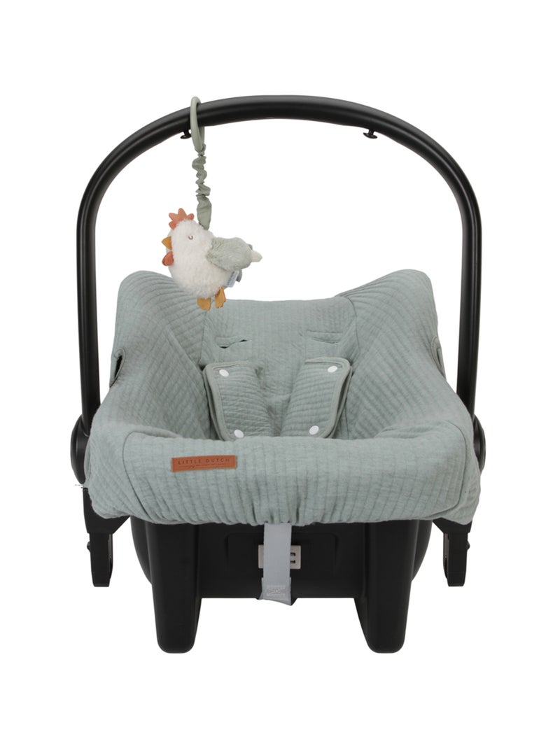 Peluche poule vibrante à suspendre Beige - Kiabi