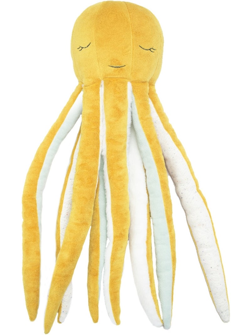Peluche poulpie la pieuvre Jaune or - Kiabi
