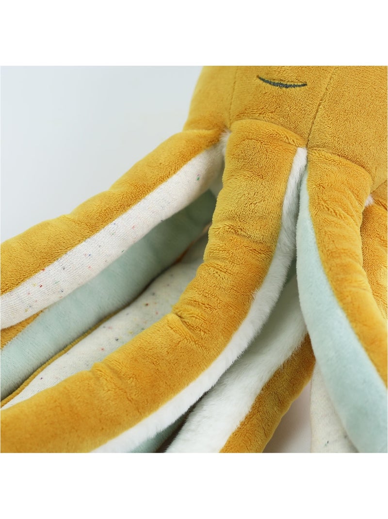 Peluche poulpie la pieuvre Jaune or - Kiabi