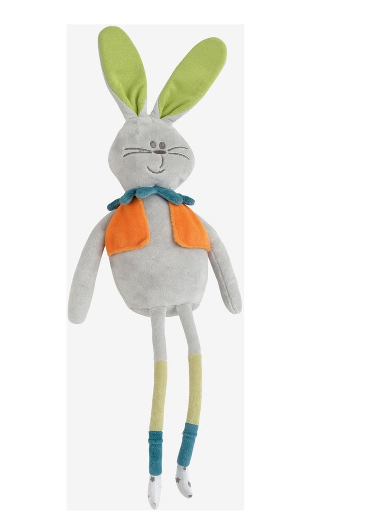 Peluche pour bébé -  Lapindien bébé Trois Kilos Sept Abricot - Kiabi