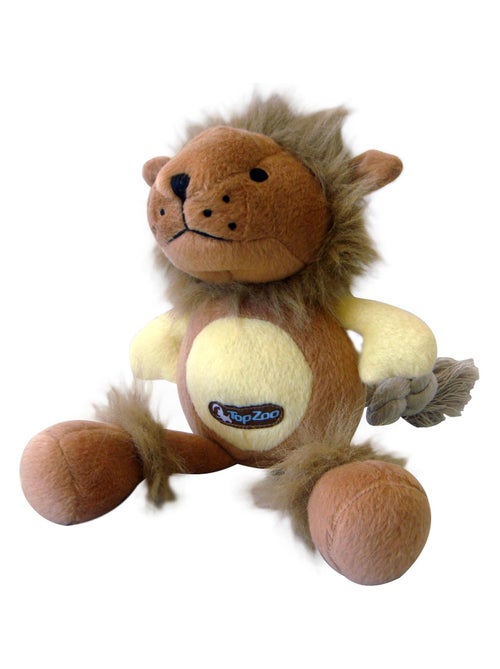 Peluche pour chien Lion avec queue corde coton - Kiabi