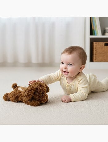Peluche projecteur d'étoiles chien