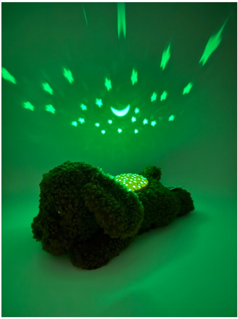 Peluche projecteur d'étoiles chien Marron - Kiabi