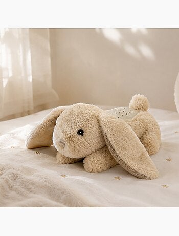 Peluche projecteur d'étoiles lapin