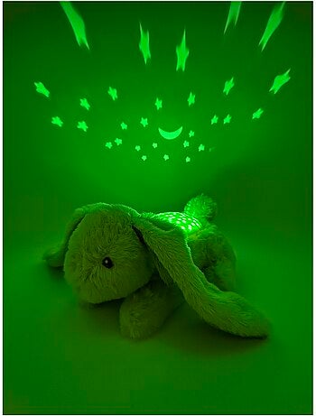 Peluche projecteur d'étoiles lapin