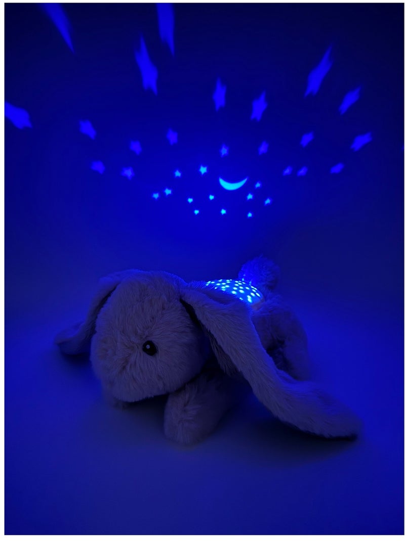 Peluche projecteur d'étoiles lapin Beige - Kiabi