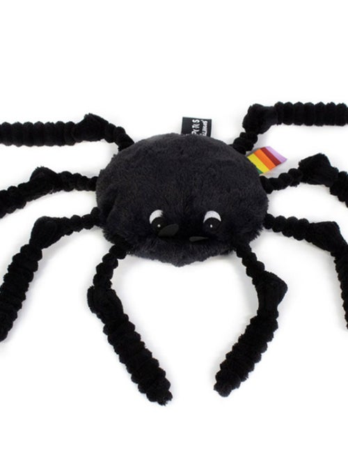 Peluche Ptipotos araignée noire - Kiabi