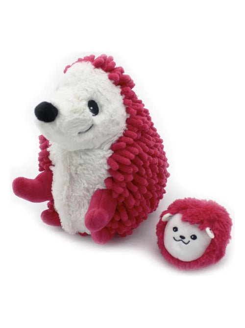 Peluche Ptipotos-herisson maman bebe betterave - Kiabi