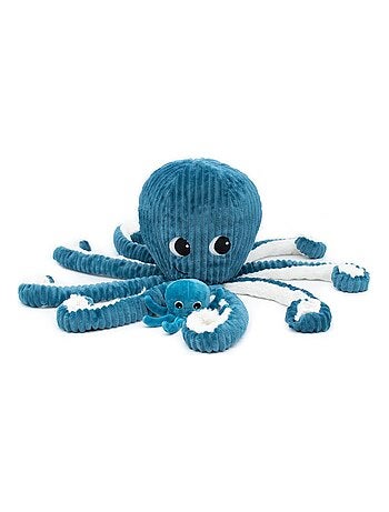 Les Déglingos - Peluche Filou la pieuvre maman et bébé