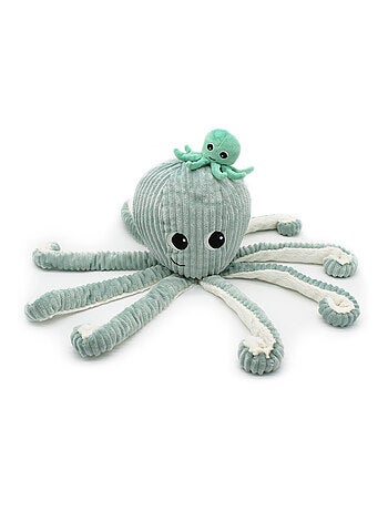 Les Déglingos - Peluche Filou la pieuvre maman et bébé