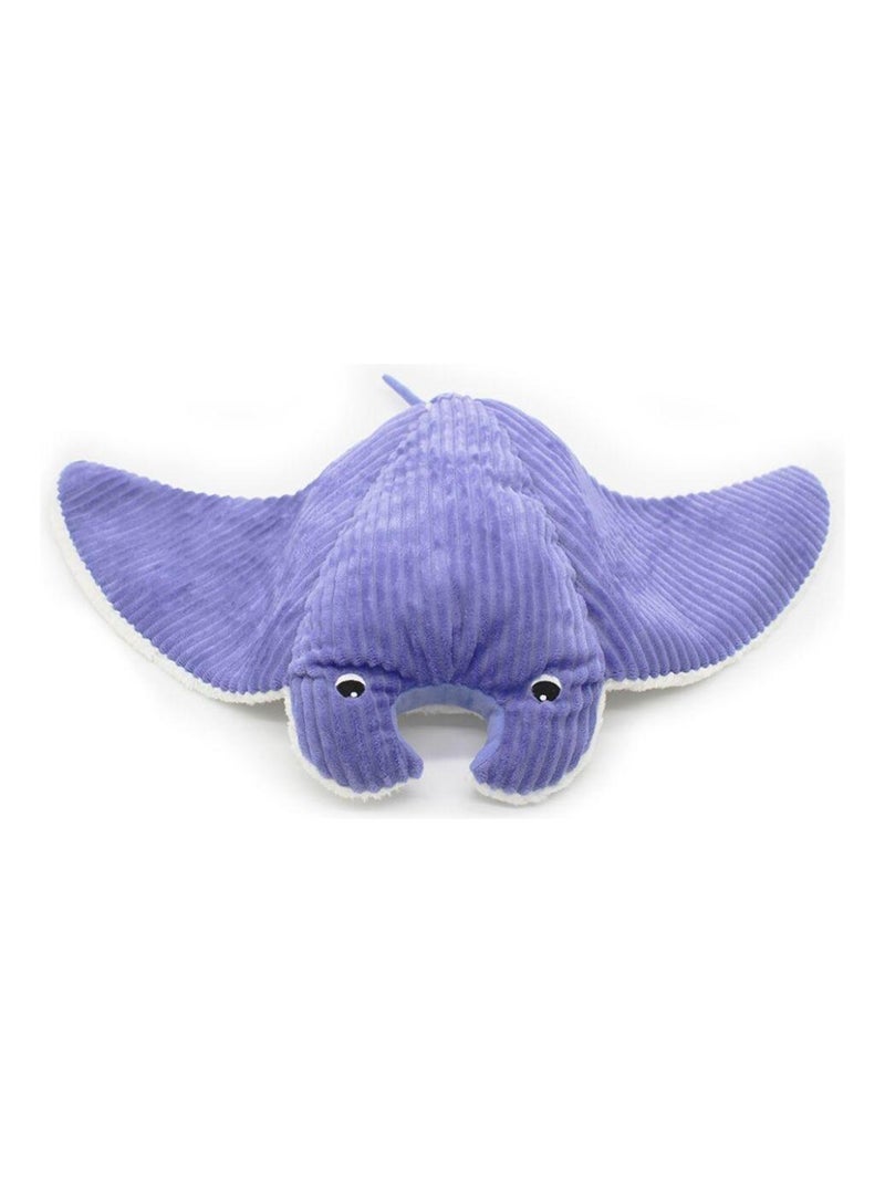 Peluche Ptipotos-raie manta maman bebe violette Multicolore - Kiabi