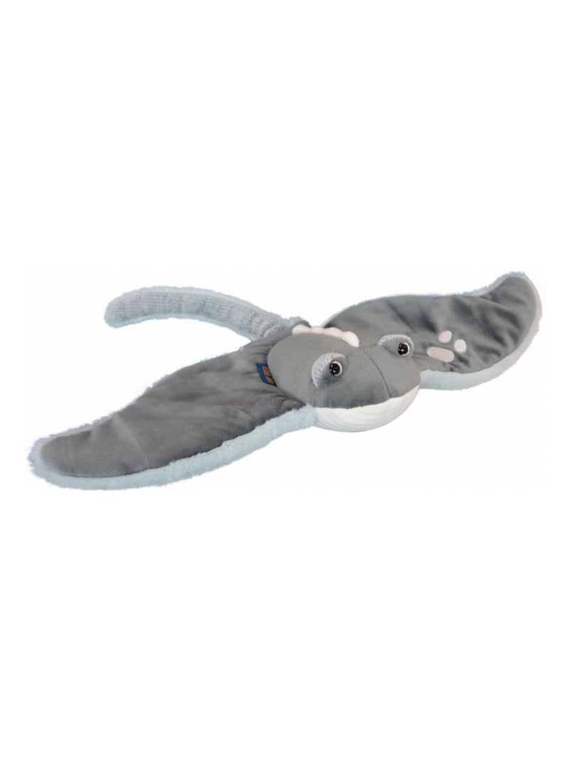 Peluche Raie Manta Trésors Marins (50 Cm) Gris - Kiabi